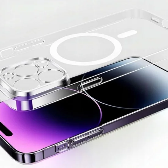 Cover Iphone 15 Pro Max Magnetic Lucent Series Baseus - Clear